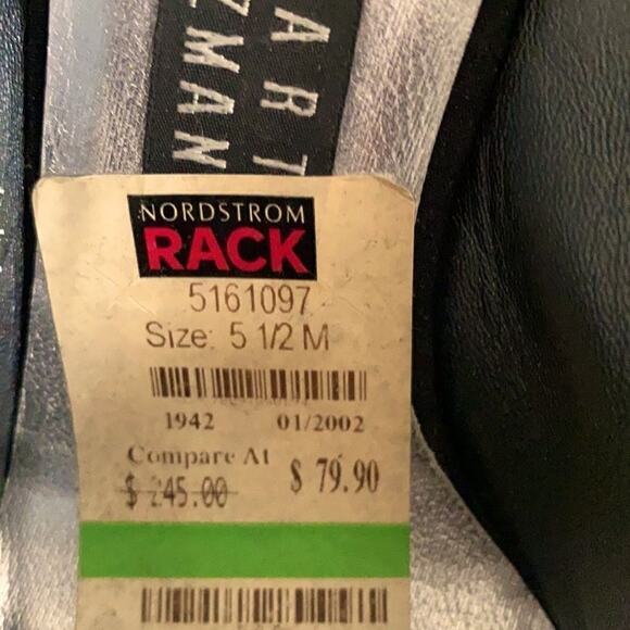 Stuart Weitzman Black Slingback Pumps with a Sparkle Spike Heel Size 5.5 - Picture 5 of 12